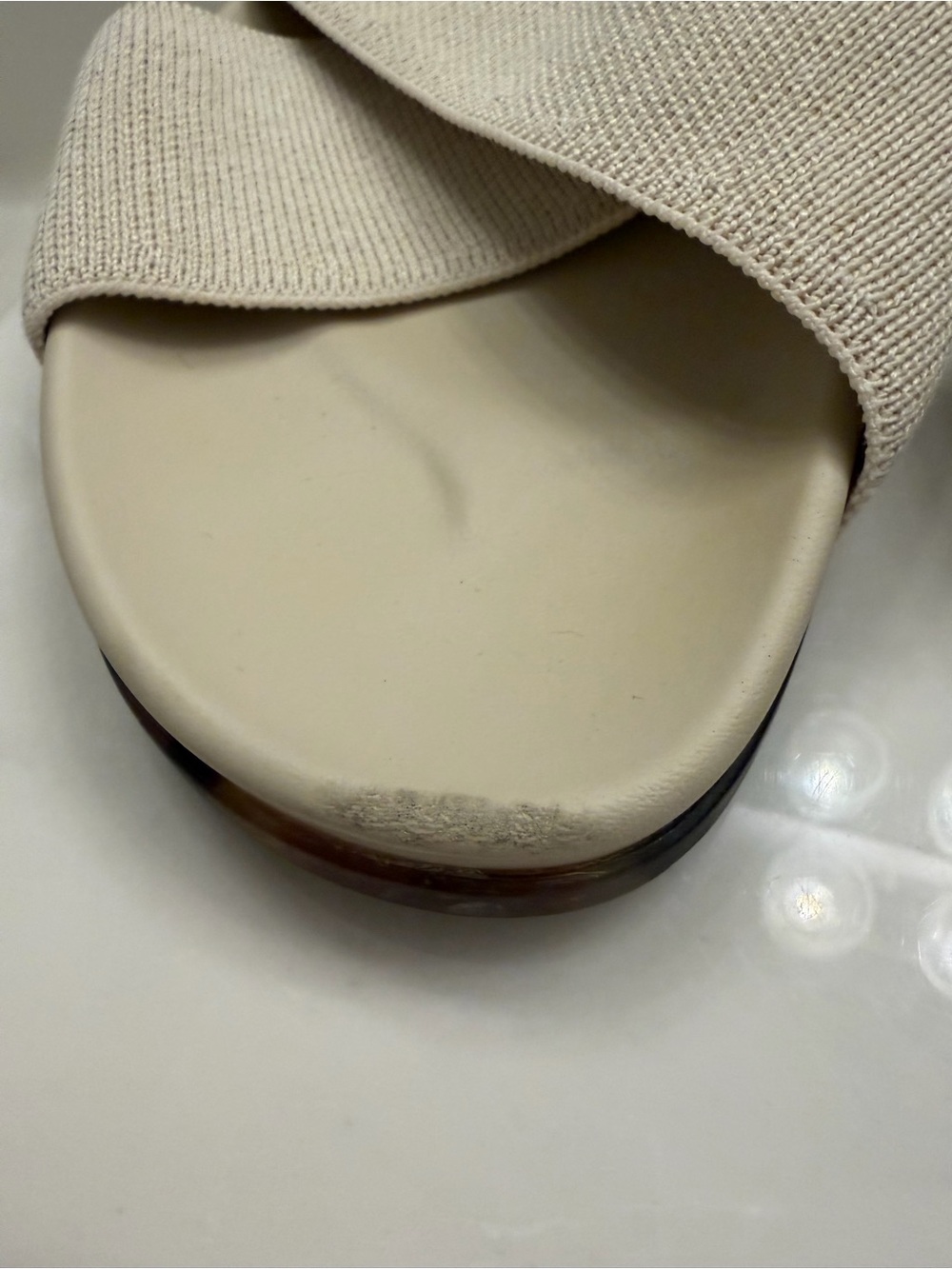 Rothy’s the weekend sandal coconut size 10.5 - Picture 4 of 10